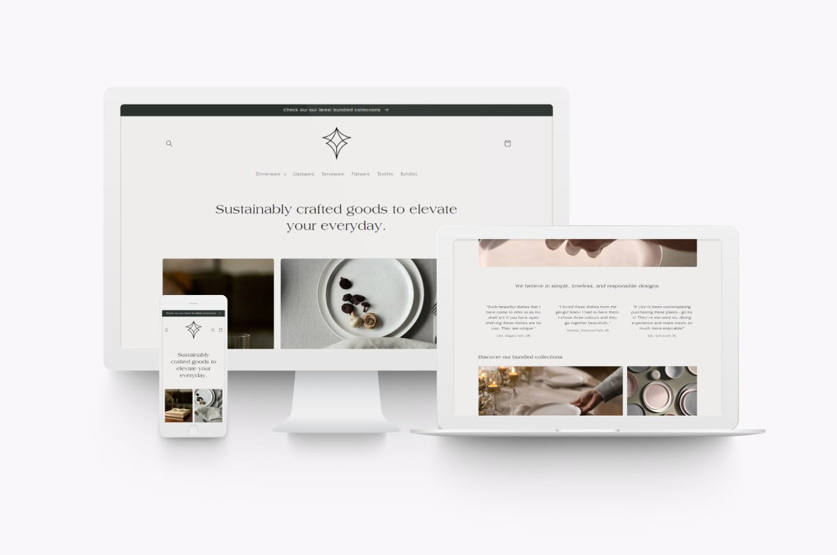 Image showing responsive web design on desktop, laptop & mobile